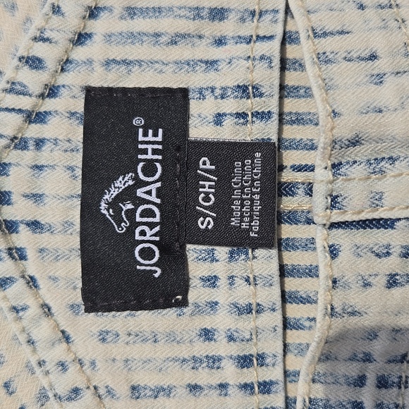 Jordache cropped overalls size small - Picture 2 of 3
